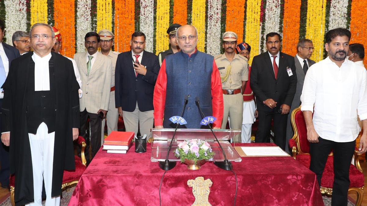 C. P. Radhakrishnan assumes office as Telangana Governor